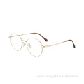 Men Women Silver Optical Eyeglasses Round Soft Metal Frame Eyewear